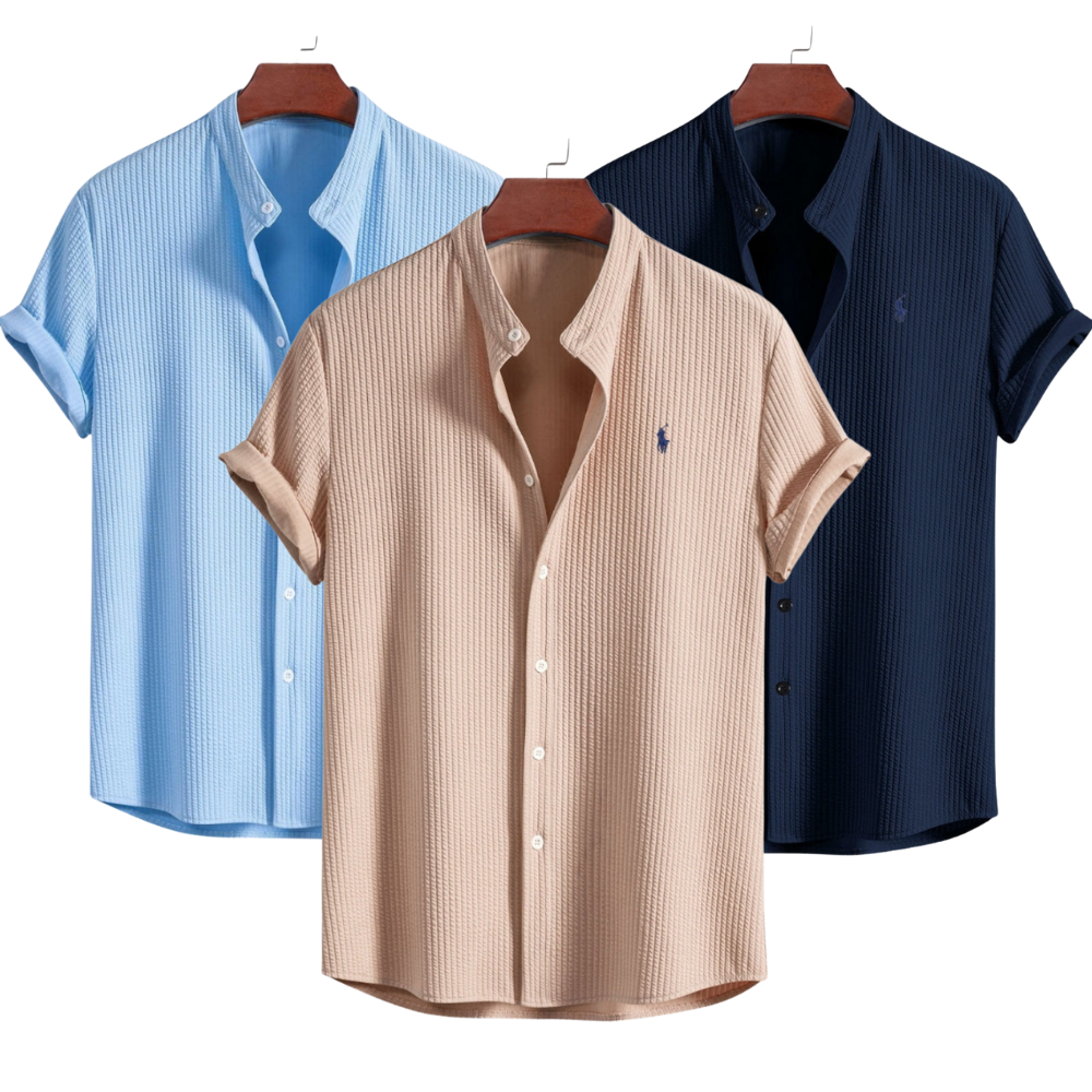 Chemise à col Polo Luxee