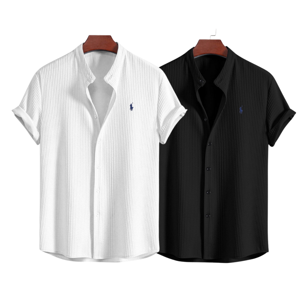 Chemise à col Polo Luxee