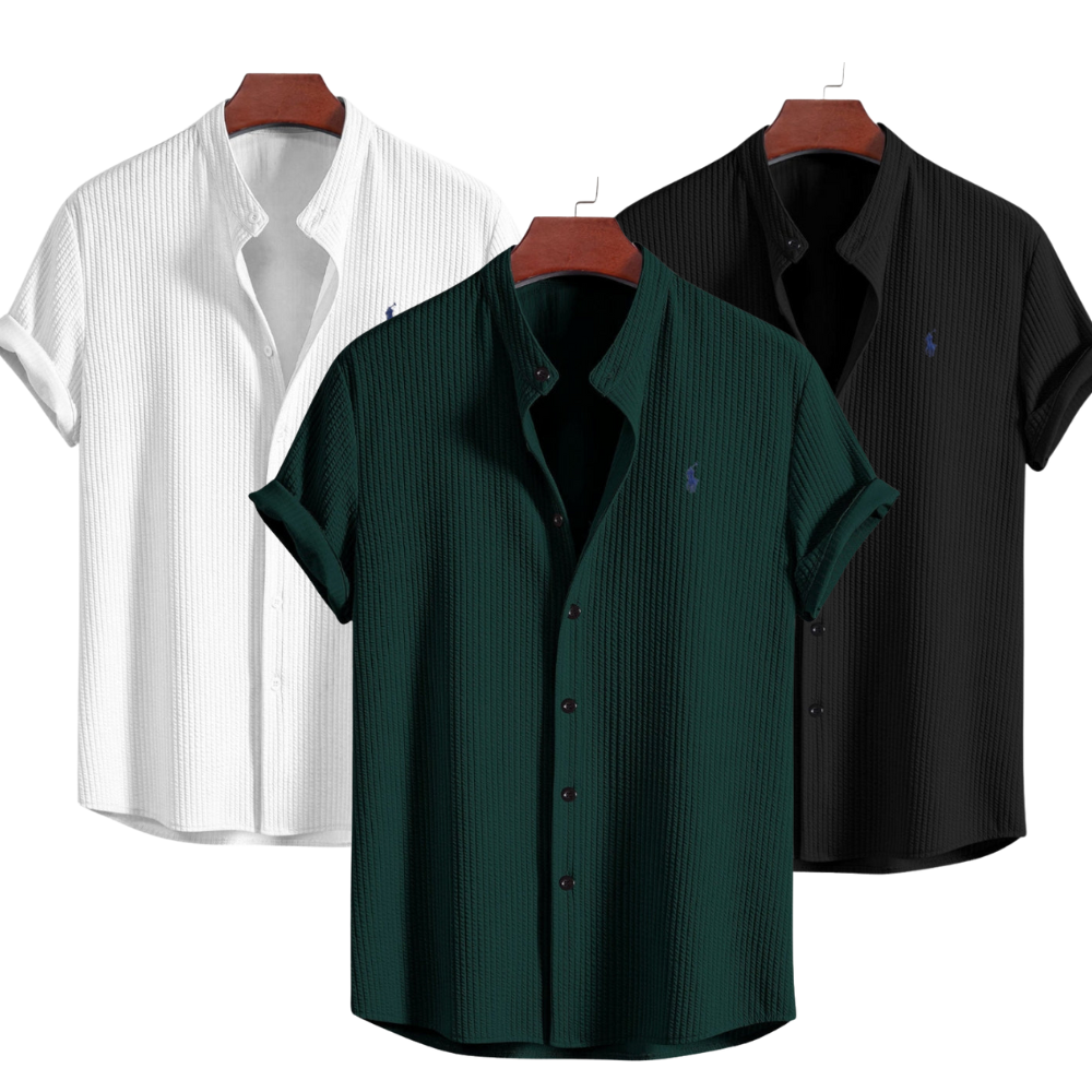 Chemise à col Polo Luxee