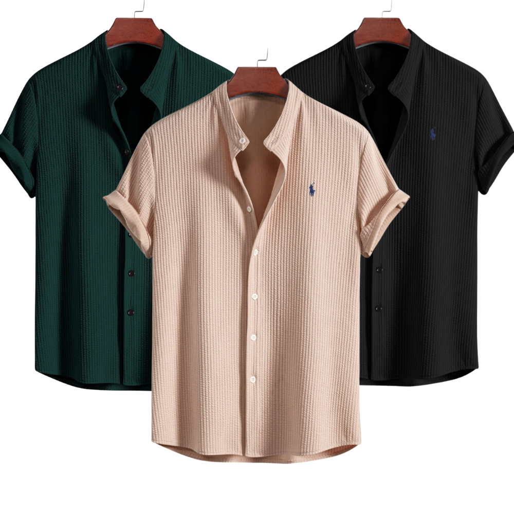 Chemise à col Polo Luxee